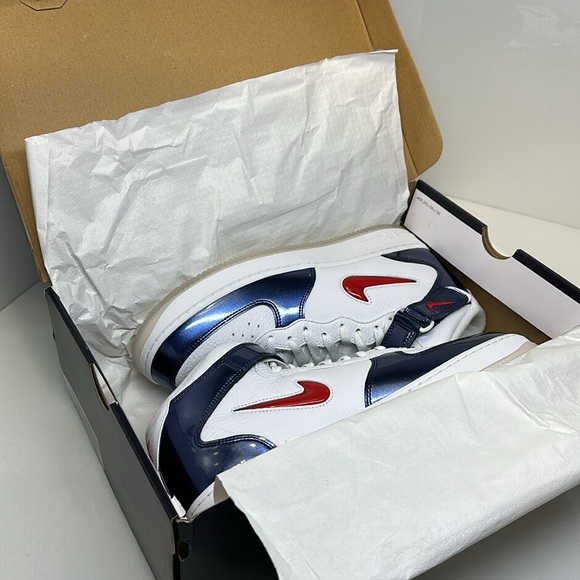 NIKE Air Force 1 MID QS men’s high to sneakers / size 12 - Picture 12 of 13